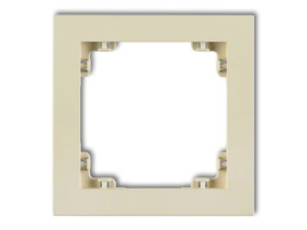 DECO Ramka uniwersalna z tworzywa DECO Pastel Matt orzech ziemny 44DR-1 KARLIK