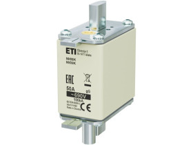Wkładka topikowa z wybijakiem NH00/K gG 50A/690V 004111182 ETI