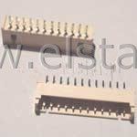 WN 12S Złącze męskie proste 12 styków r= 1,25mm