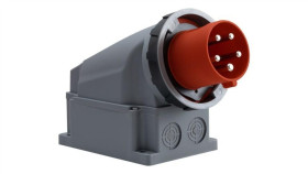 Wtyk Siłowy Stały Odbiornikowy 63A 5P /Fe/ Ip67