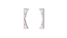 Mini Ramka Pośrednia Do Gniazd Podwójnych Pudrowy Róż 40Mrp-2