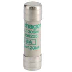 Bezpiecznik 8A 10 x 38mm 500V Hager