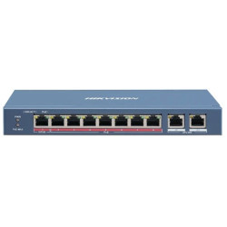 Switch PoE 8-port (8+2) DS-3E0310HP-E HIKVISION