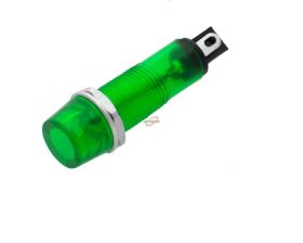 KONTROLKA NEONOWA fi6-10mmG 230V