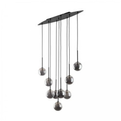 Lampa wisząca z ciemnymi kloszami ze szkła ESTERA 6148 9xG9 TK Lighting