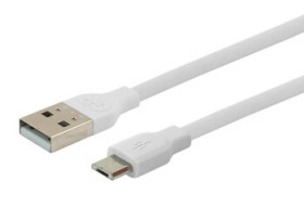 płaski kabel micro USB 100cm GP CB12 do szybkiego ładowania i przesyłania danych