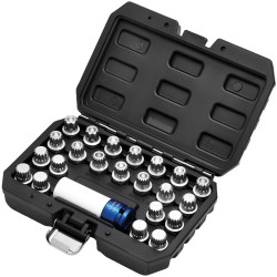 Draper 13600 VAG Locking Wheel Socket Set (23 Piece) - 13600