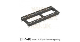 IC Socket 48-pin DIP - wide - Cambion