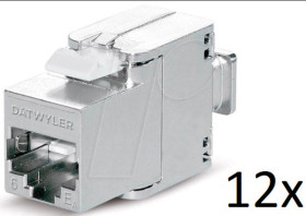 41805400ZF RJ45 Modul geschirmt Cat.6/E, 12 Stück