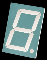 SC23-12SRWA 7-segment display, red, 56.9 mm, according to cathode