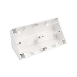 Simon 55 Puszka natynkowa narożna 2-krotna do ramek LINE/DUO Biały mat TPNR2/111