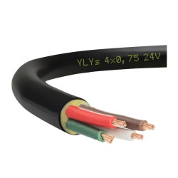 Przewód YLYs 4x0,75mm 12V/24V samochodowy kabel do przyczepy lawety