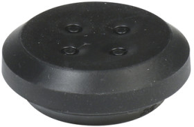 Grommet, cable Ø 3.3 to 7.3 mm, M25, TPE, black, 01440724010