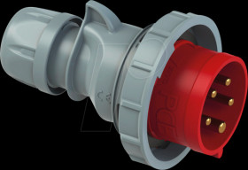 0152-6TT CEE plug, 5-pin, 400 V, 16 A