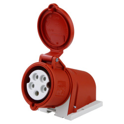 Gniazdo CEE 32A 5P (3P+N+Z) 6h IP44 natynkowe TYP Mennekes 27008