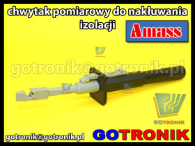 Chwytak pomiarowy do nakłuwania izolacji | czarny