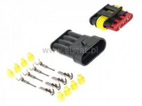 Gniazdo + Wtyk hermetyczne OH-4 Superseal