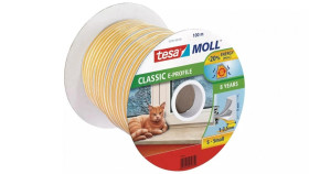 Uszczelka gumowa PROFIL E 100m 9mm biała 55701-00100-00