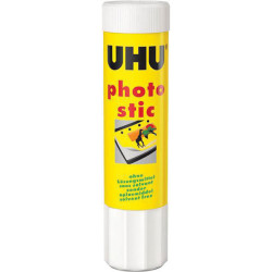 UHU 55 Glue Stick Photo Stick 21g Solvent-Free Fast-Drying Clean Finish