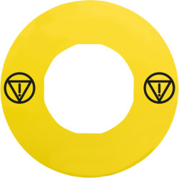 Label, for pushbutton, ZBY9140T