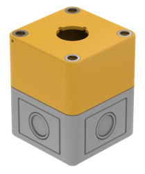 Obudowa kasety sterowniczej EAO 1-otworowa Ø 22.3mm Szary 4