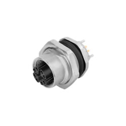 Binder 09 3782 91 08 M12 Socket Connector 8 Pin Sensor/Actuator Built-in