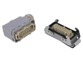 Złącze HDC męski + żeński C146 16-PIN 16+PE rozmiar E16 C146 10E016 922 1