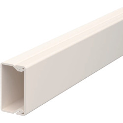 Cable duct, (L x W x H) 2000 x 35 x 20 mm, PVC, cream white, 6026370, 1 piece with 2 meters