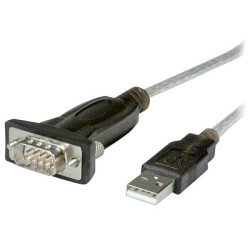 Roline 12.02.1163 USB 2.0 RS232 Converter 1.80 m 1x USB 2.0 A 1x RS232 plug