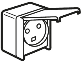 Gniazdo wtykowe Typ E - gniazdo francuskie natynkowe Legrand 32A