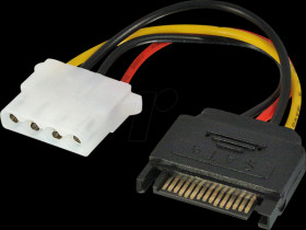 70396 SATA power connector > Molex LP4, 12 cm