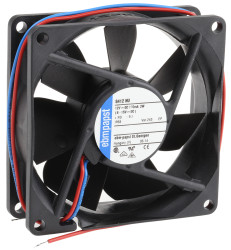 Wentylator osiowy 12 V DC DC 80 x 80 x 25mm 2W 69m³/h 32dB IP68