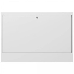 Szafka natynkowa ORN-5 do montażu rozdzielacza hydraulicznego na 12 obwodów grzewczych 845x121x580mm biała