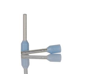 Końcówka tulejkowa izolowana 0.25mm² długość 8mm Jasnoniebieski średnica 0.8mm Izolowane RS PRO