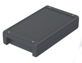 Aluminum enclosure, (L x W x H) 299 x 173 x 60 mm, graphite gray (RAL 7024), IP69K, 00166324
