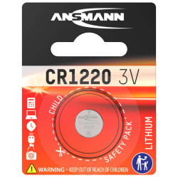 CR1220 3V Lithium Coin Cell Battery