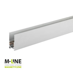 Szyna magnetyczna 1-faza natynkowa 1m biała M-LINE