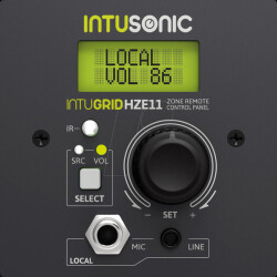 12604189 INTUSONIC HZE11 zone remote control panel