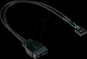 5021-PST4 USB 3.0 Pin Header Plug to USB 2.0 Pin Header Socket, 60 cm