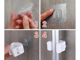 WIESZAK SAMOPRZYLEP.NA MOP POJEDYŃCZY