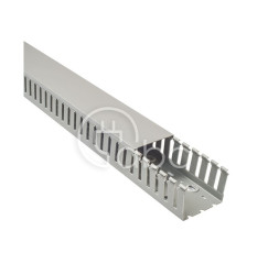 Korytko kablowe grubogrzebieniowe T1, 80x60x2000 mm, szare, B00139