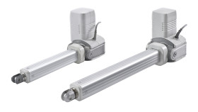 Siłownik liniowy elektryczny długość skoku 200mm obciążenie 2000N Ewellix Makers in Motion Napięcie wejściowe 24V dc