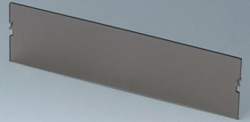 Front plate, PC, (W x H) 42 x 155 mm, smoked glass, B6605580