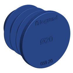Łącznik do kanałów kablowych Legrand 16mm Zaślepka Tworzywo sztuczne IP40 Niebieski