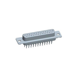 FCI DB25S064HTLF D-SUB Receptacle 25-Pin Solder Bucket 180&#xB0; 1pc