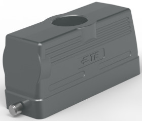 Housing, size HB24, die-cast aluminum, PG21, angled/straight, clip locking, IP65, T1320240121-000