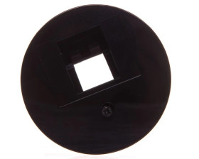 Berker R.1/R.3 Element centralny do gniazda przyłączeniowego UAE czarny 14072045