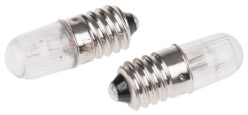 Lampka kontrolna Czerwony 220/250V E10 LED długość 28mm