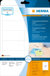 4682 SPECIAL A4 film labels, transparent