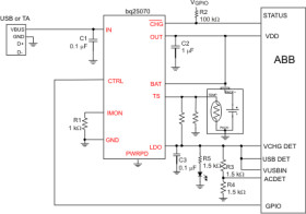 1-cell, 1-A, single cell, linear charger for LiFePO4 Applications